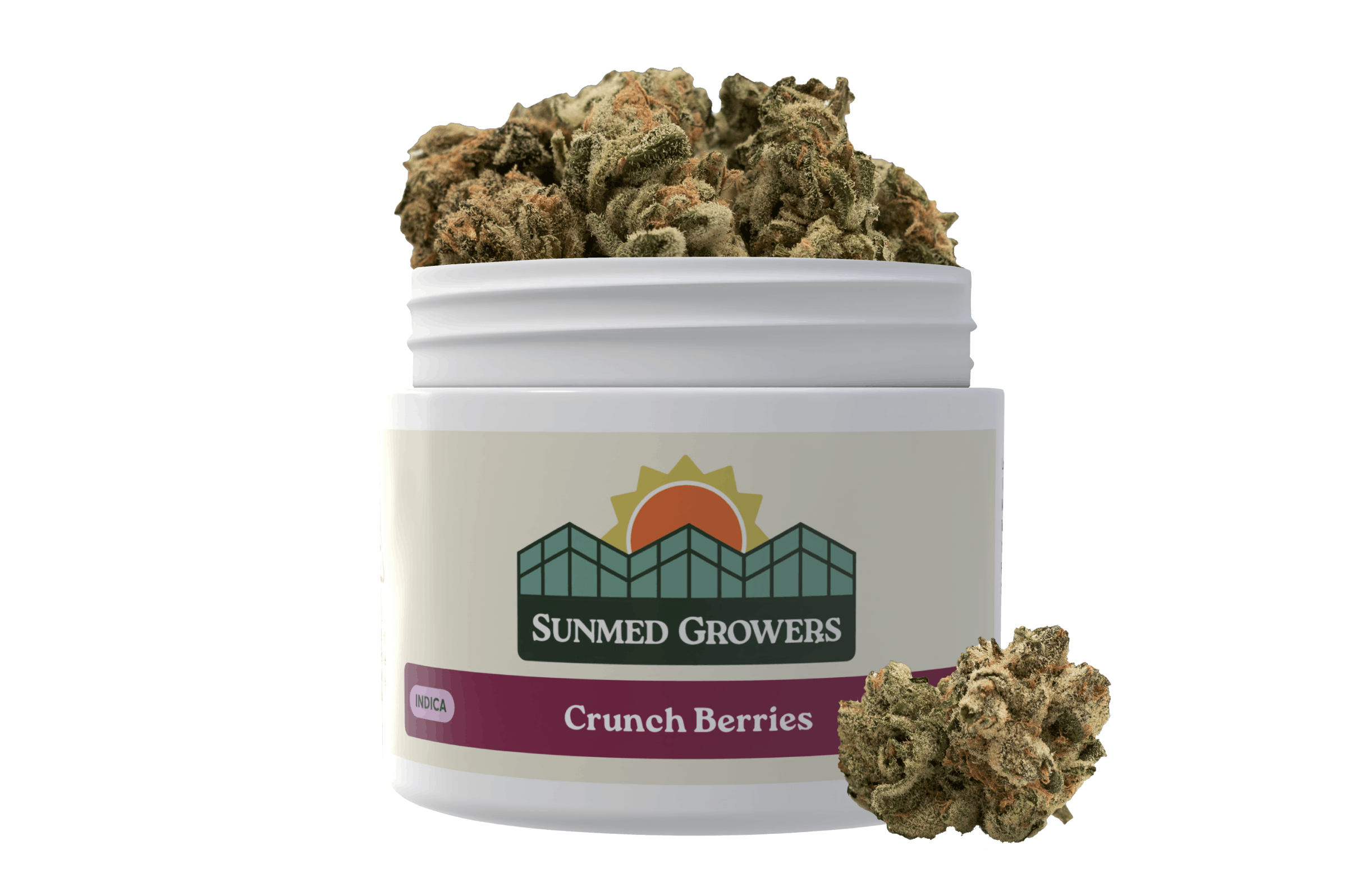 SunMed Growers - Crunch Berries Flower (7g) - 1