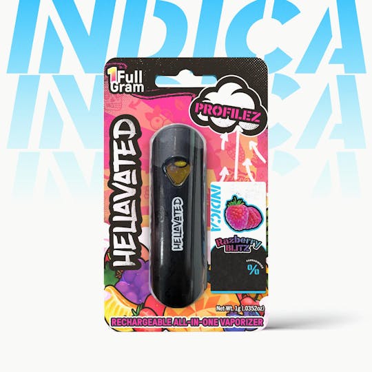 Hellavated - Razberry Blitz Profilez All In One 1g - 1