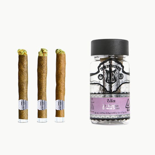 El Blunto by Albert Einstone's - El Bluntito Silver - Lila - .75g x 3pk - 1