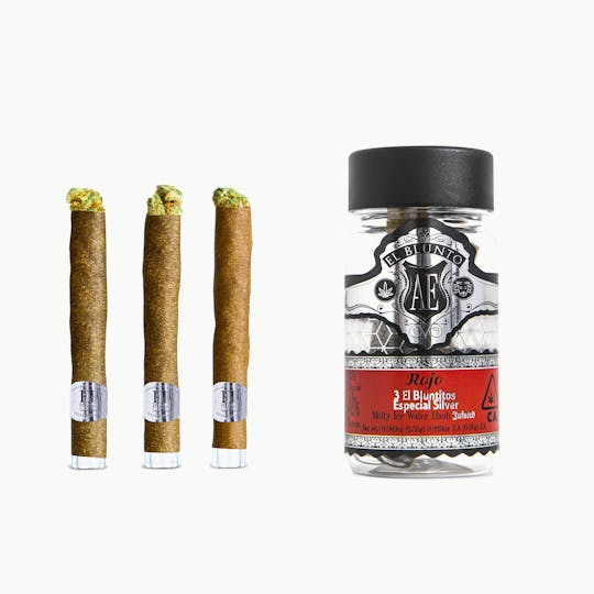 El Blunto by Albert Einstone's - El Bluntito Silver - Rojo - Hash Infused - .85g x 3pk - 1