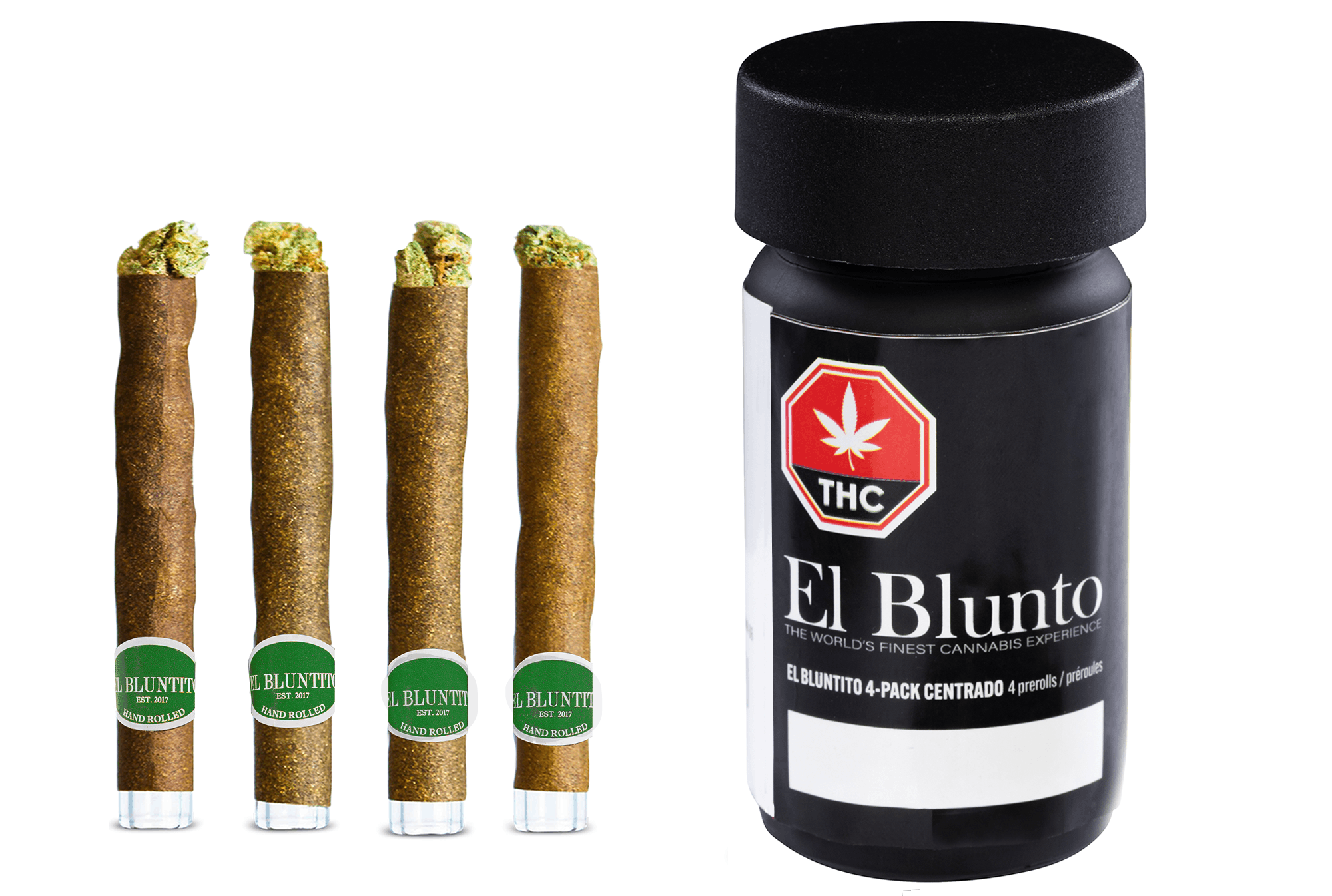 El Blunto by Albert Einstone's - El Bluntito - 4-Pack - Centrado - 4 x .75G [Mini Blunt Pack] - 1