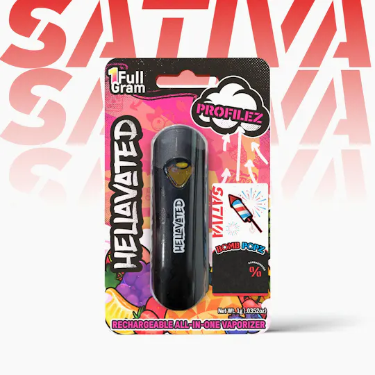 Hellavated - Bomb Popz Profilez All In One 1g - 1