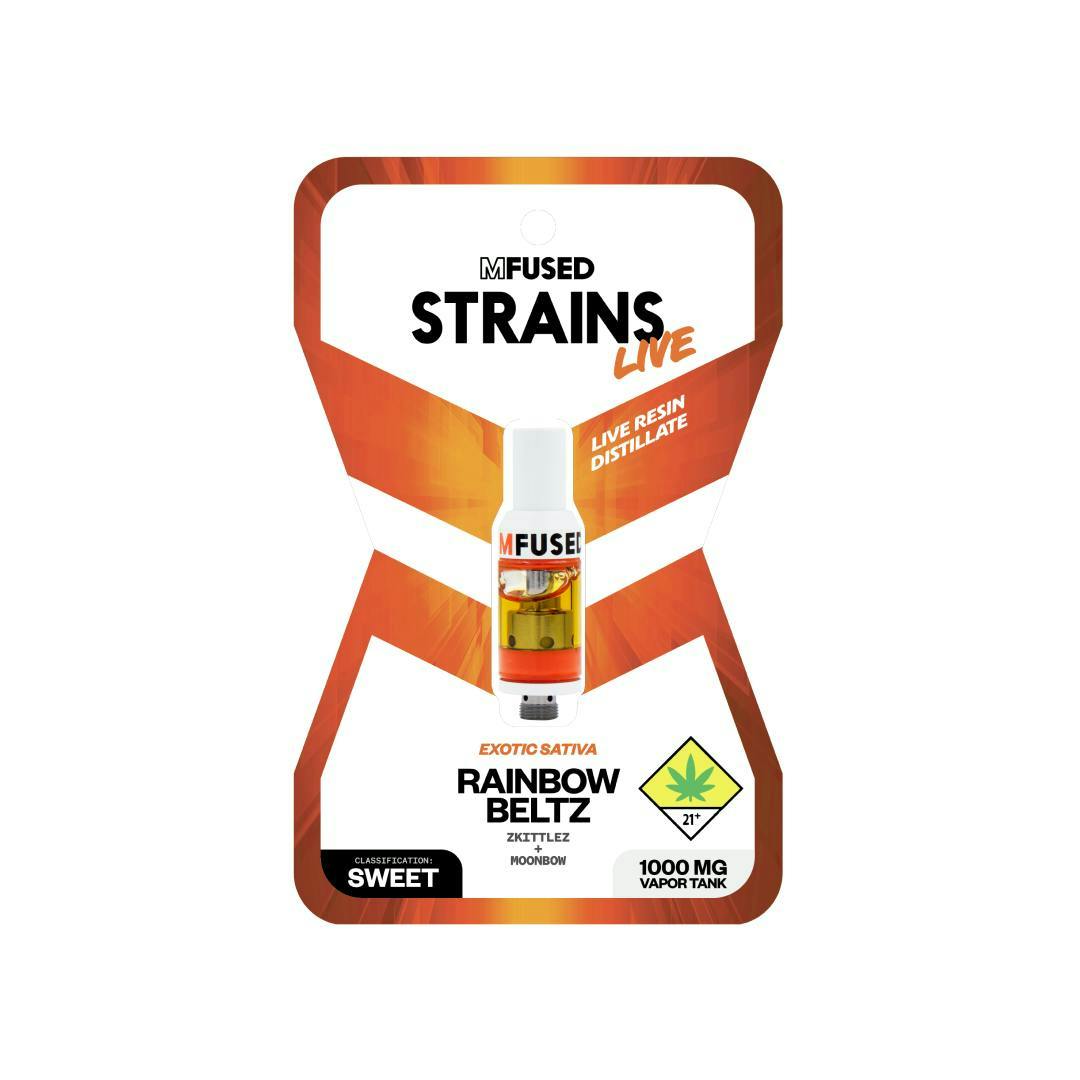 MFused - Rainbow Beltz - Live Resin Tank - 1