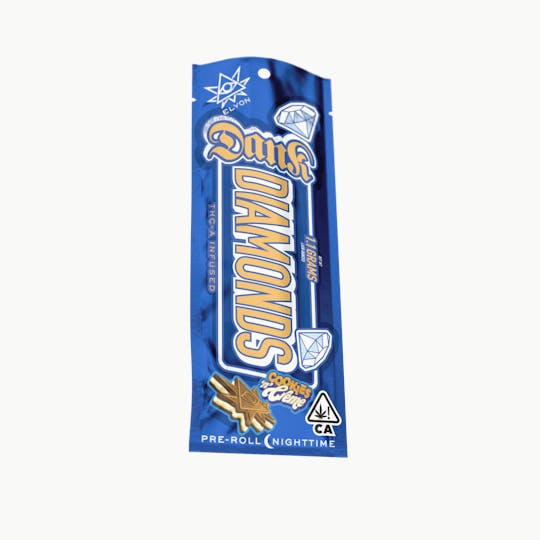 Bango Distribution - Cookies N Creme | Dank Diamonds Infused Pre-Roll | 1.1 Grams - 1