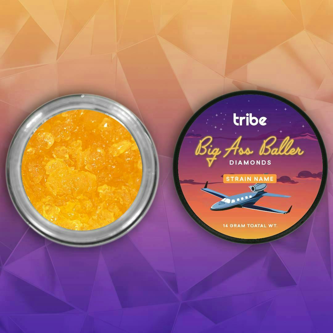 Tribe - Tribe | Big Ass Baller | Garlic Budder | Live Diamonds & Terps | 14g - 1