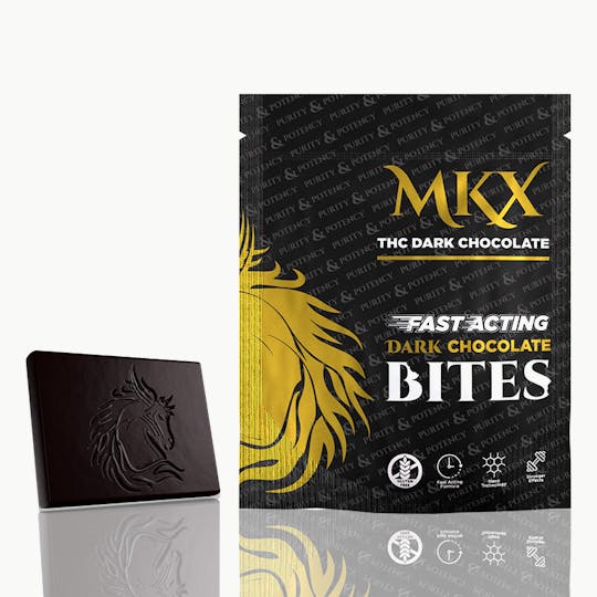 MKX Oil Co - Fast Acting Dark Chocolate Bites 100mg - 1