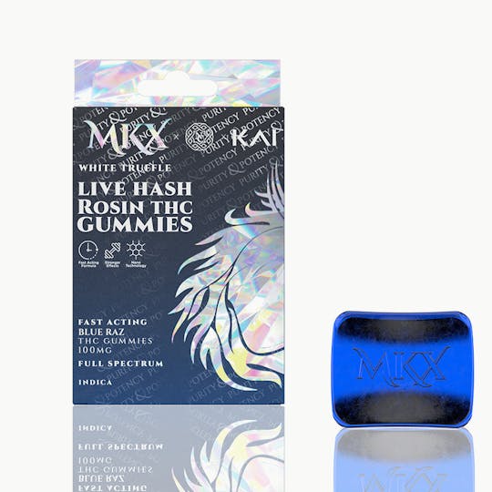 MKX Oil Co - MKX Live Hash Rosin Gummies (100mg)- White Truffle - 1