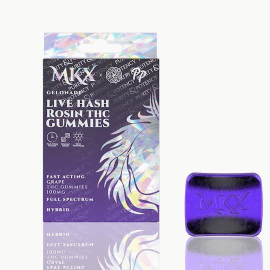MKX Oil Co - MKX Live Hash Rosin Gummies (100mg)- Gelonade - 1
