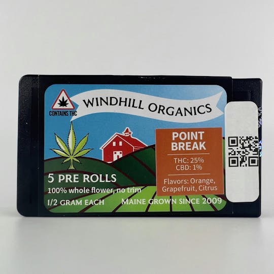 Indico - Point Break 0.5g Preroll Pack - Windhill Organics - 1