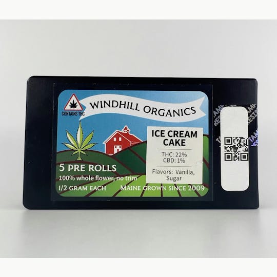 Indico - Ice Cream Cake 0.5g Preroll Pack - Windhill Organics - 1