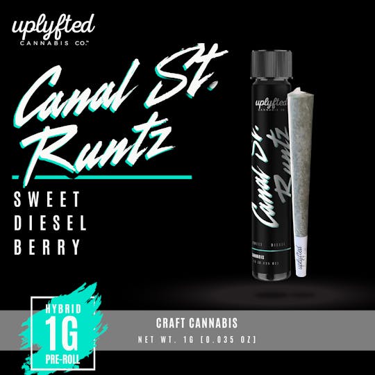 Uplyfted Cannabis Co - Canal St Runtz 1g Pre-Roll - 1
