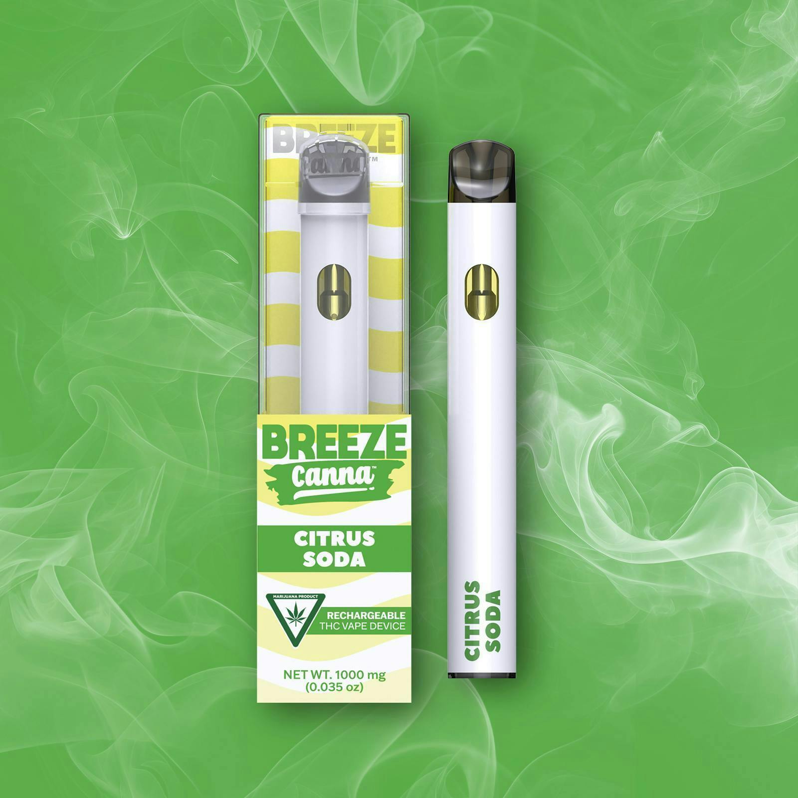 Breeze Canna - BREEZE Canna | Citrus Soda | Classic PLUS Disposable | 1g - 1