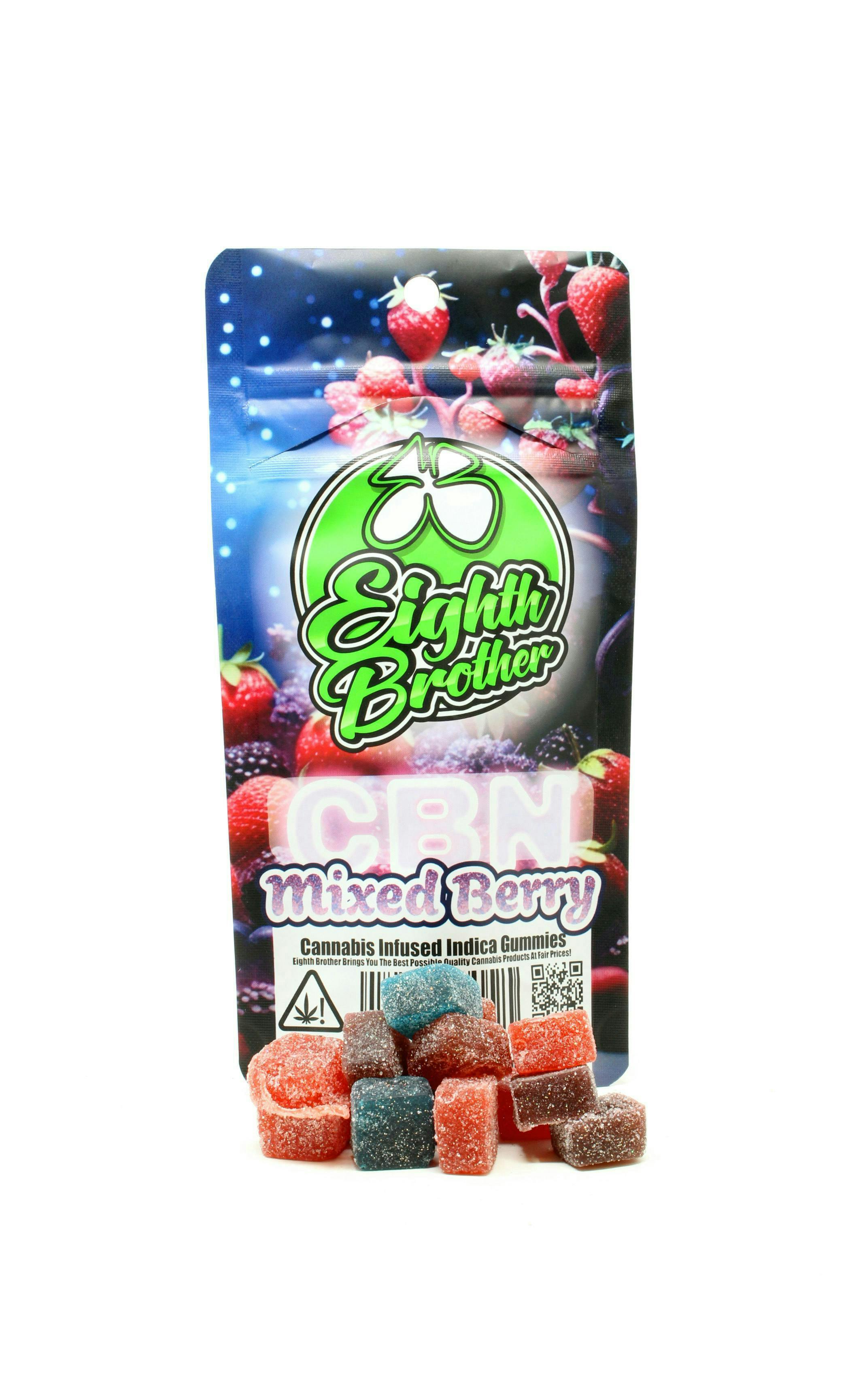 Eighth Brother - Eighth Brother | Mixed Berry | CBN Gummies | 100mg | 10ct - 1