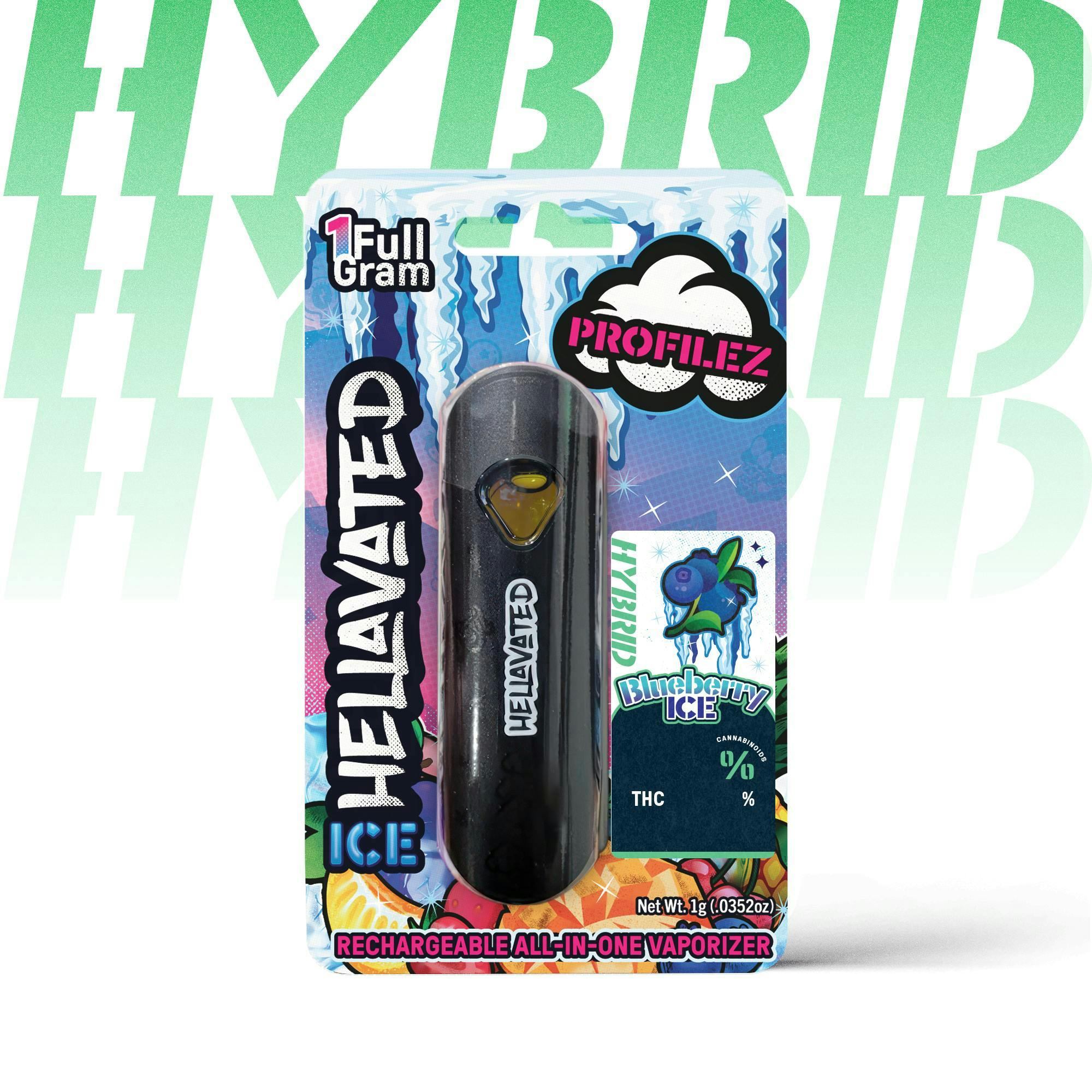 Hellavated - Blueberry Ice Profilez All In One 1g - 1