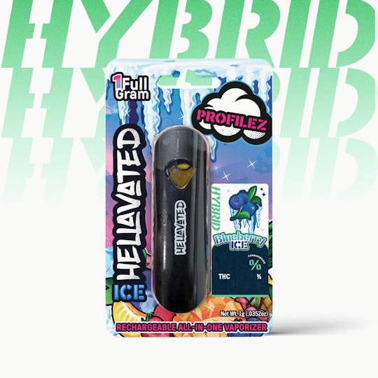 Hellavated - Blueberry Ice Profilez All In One 1g - 1