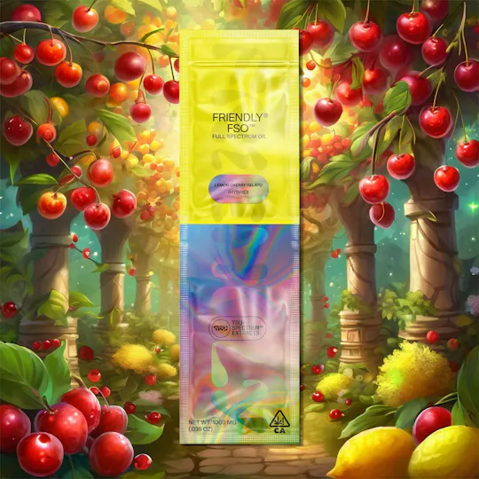 Friendly Brand - Friendly Brand | FSO Applicator | Lemon Cherry Gelato | Extract Oils | 1g - 1
