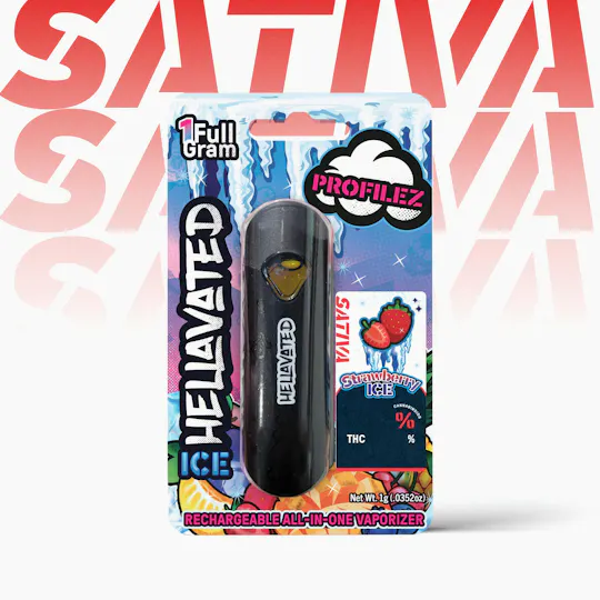 Hellavated - Strawberry Ice Profilez All In One 1g - 1