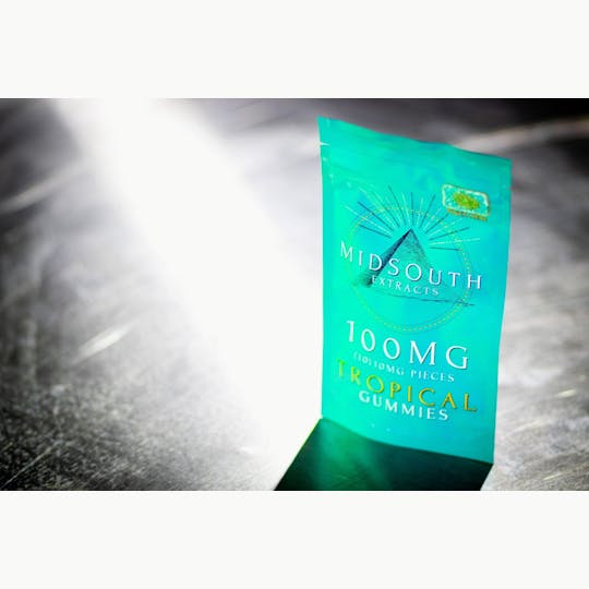 MidSouth Extracts - Tropical Gummies 100mg/10pk - 1