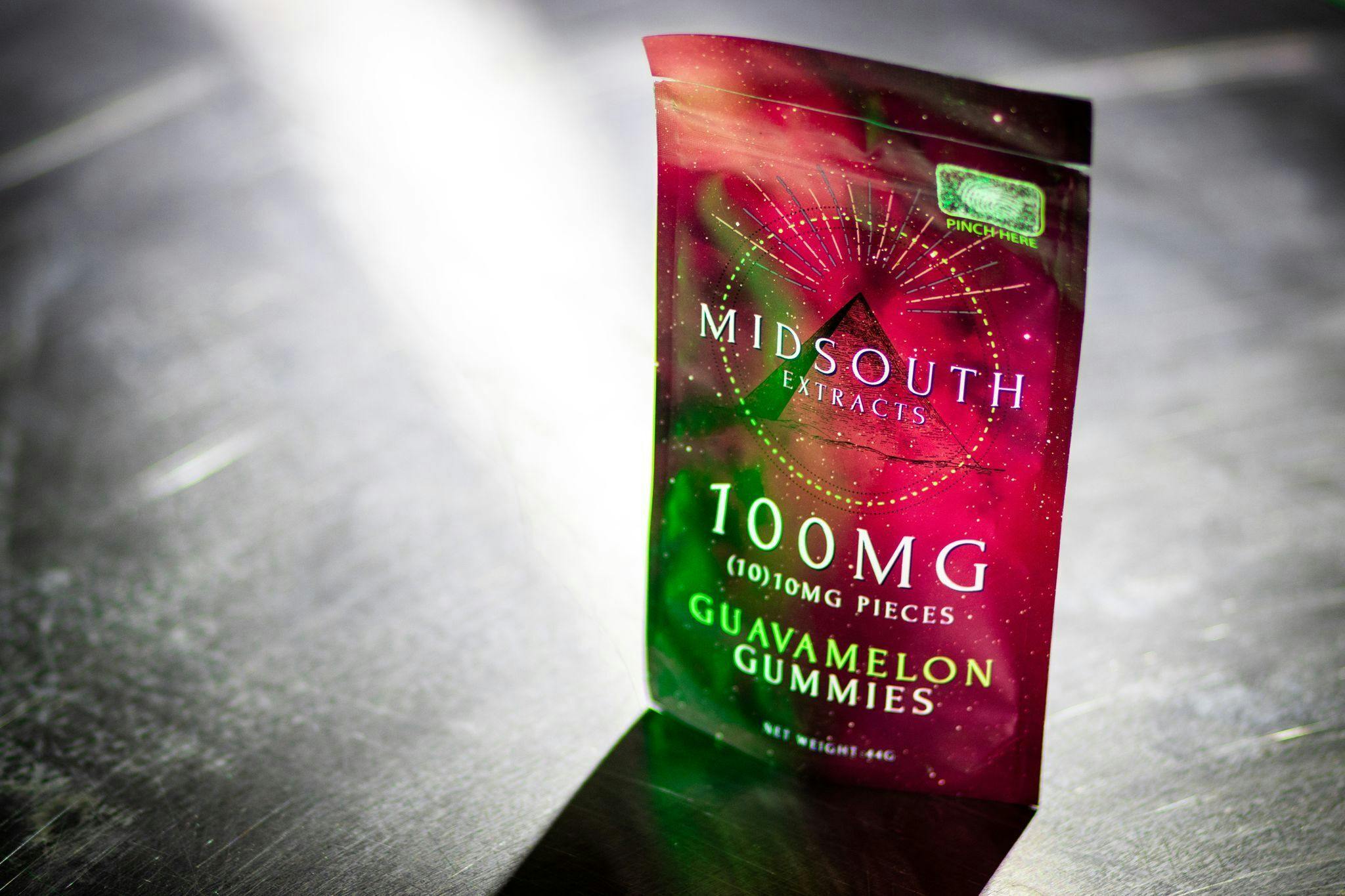 MidSouth Extracts - Gummies - 100mg - Guava Melon - 1