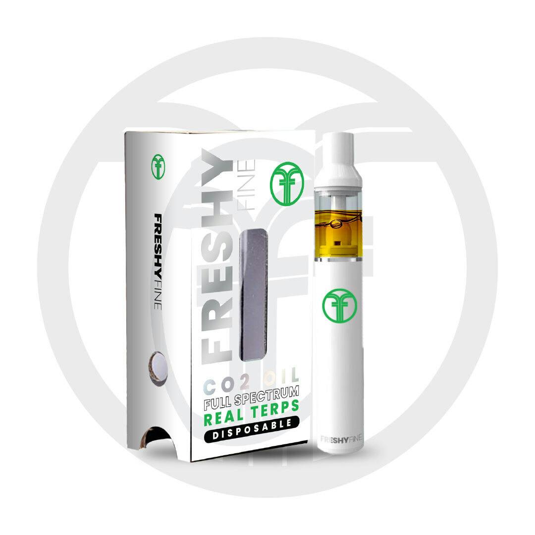 Freshy Fine - 1g Vape Cart Full Spectrum CO2 Oil - 1