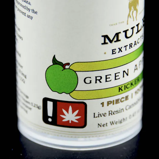 Mule Extracts - Green Apple LR Kicker Gummy | 100mg | Single - 1