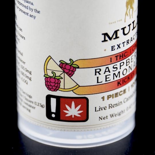 Mule Extracts - 100mg Raspberry Lemonade 1:1 CBG Kicker (Sativa) - 1