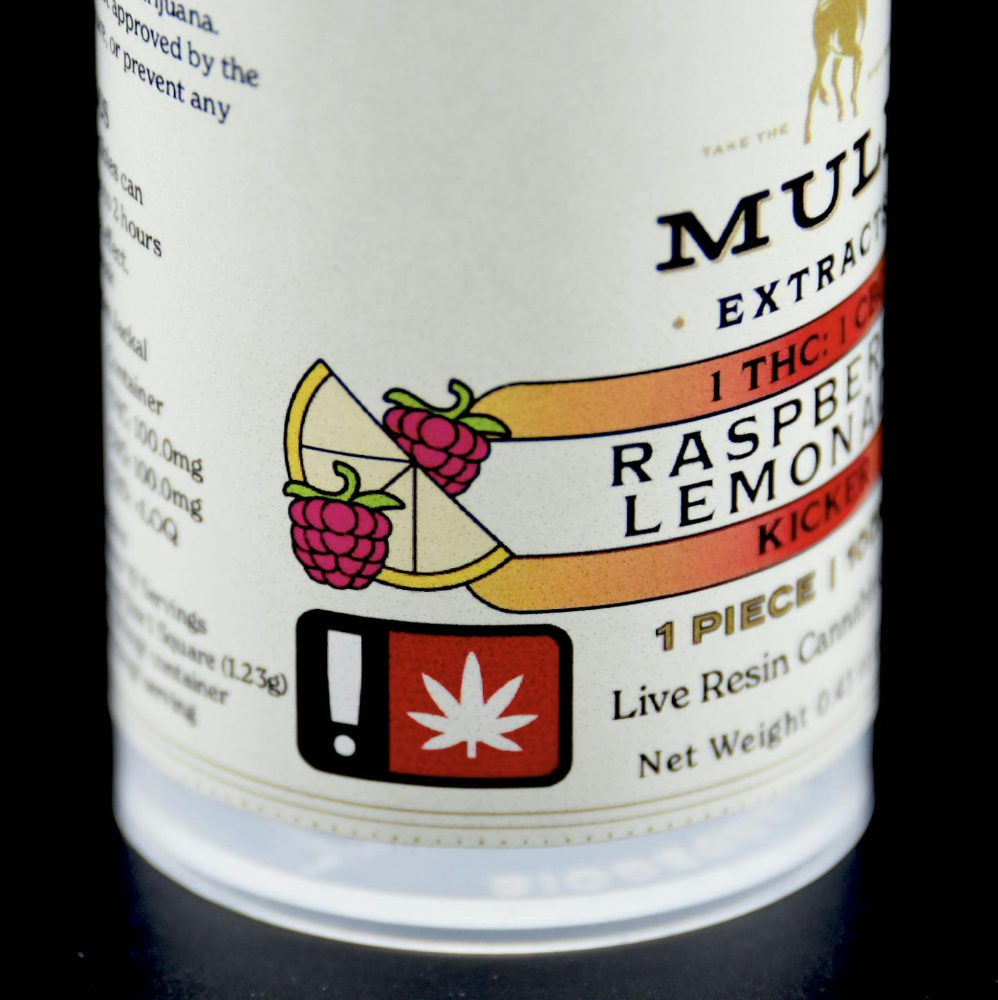 Mule Extracts - Mule Extracts | Raspberry Lemonade 1:1 Kicker | THC:CBG | 100mg | Single - 1