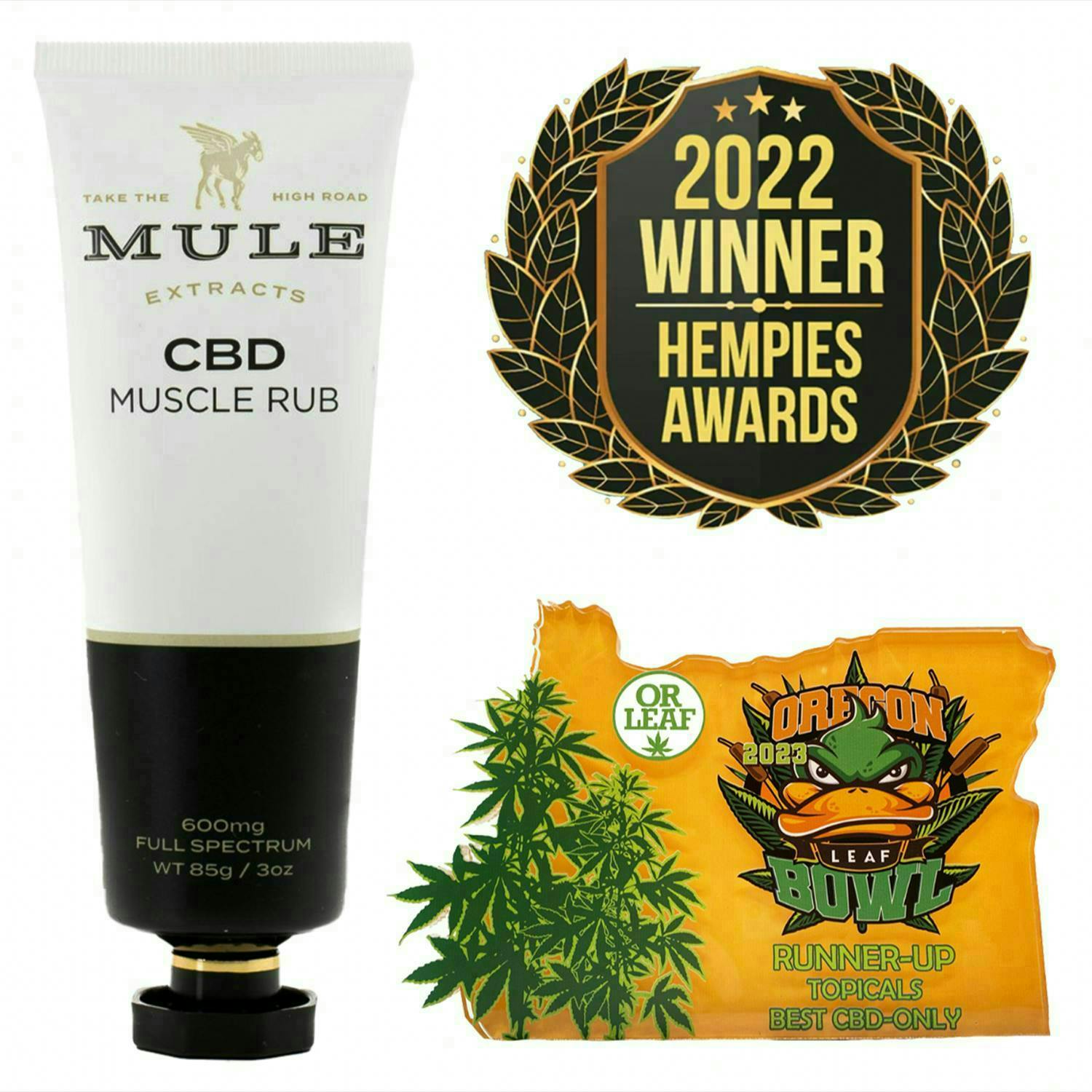 Mule Extracts - Mule Extracts | CBD Muscle Rub | Balms | 600mg | 3oz - 1