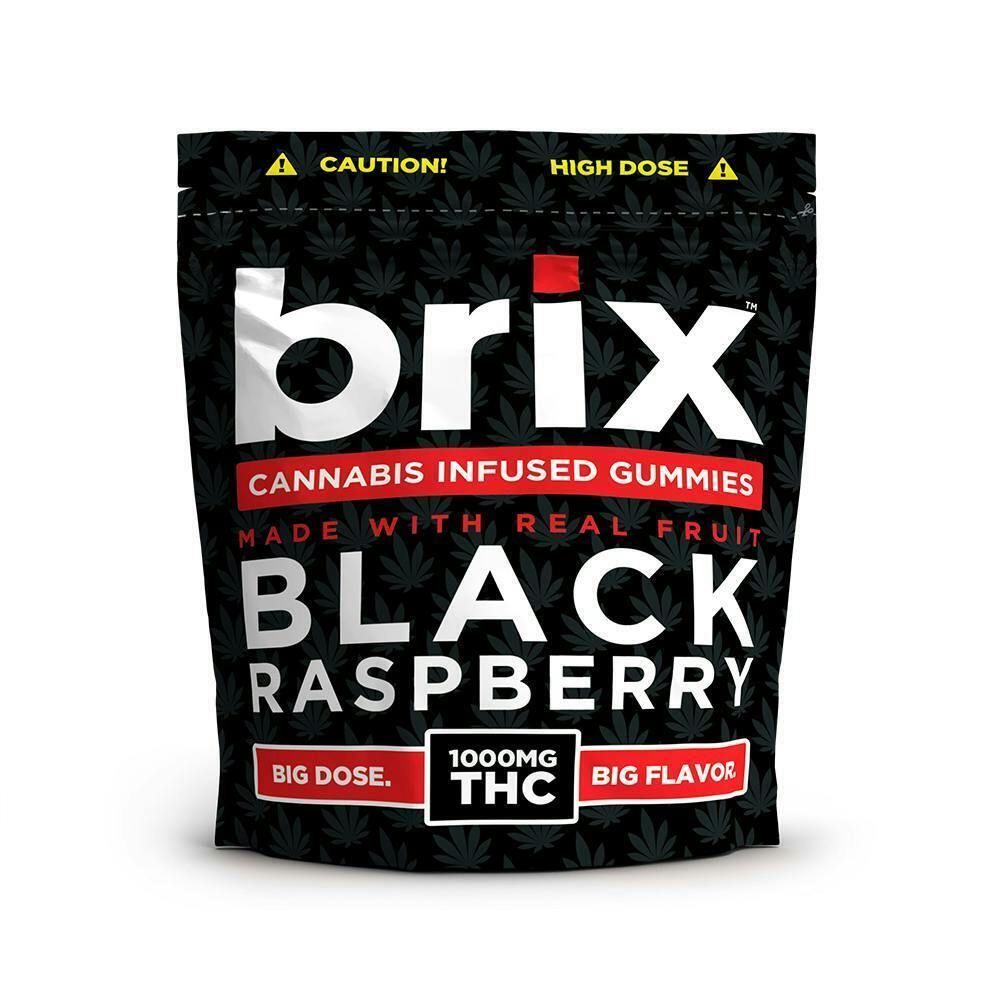 Baked Bros - Baked Bros Brix | Black Raspberry Gummie | 1000mg - 1