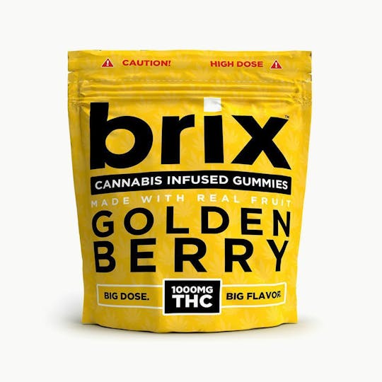Baked Bros - Baked Bros Brix | Golden Berry Gummie | 1000mg - 1