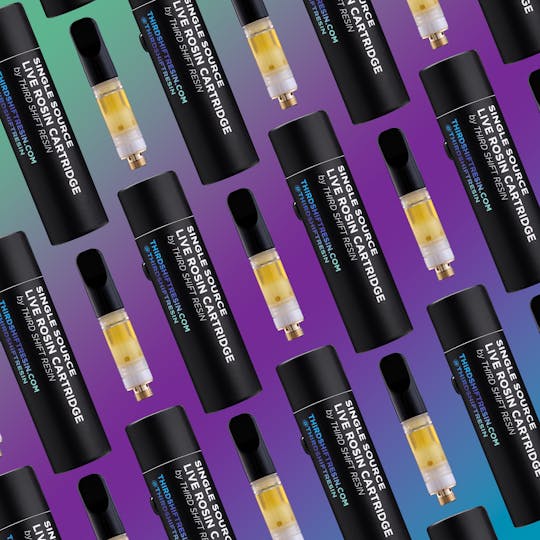 Third Shift Resin - Funk Mountain .5g Live Rosin Cartridge - 1