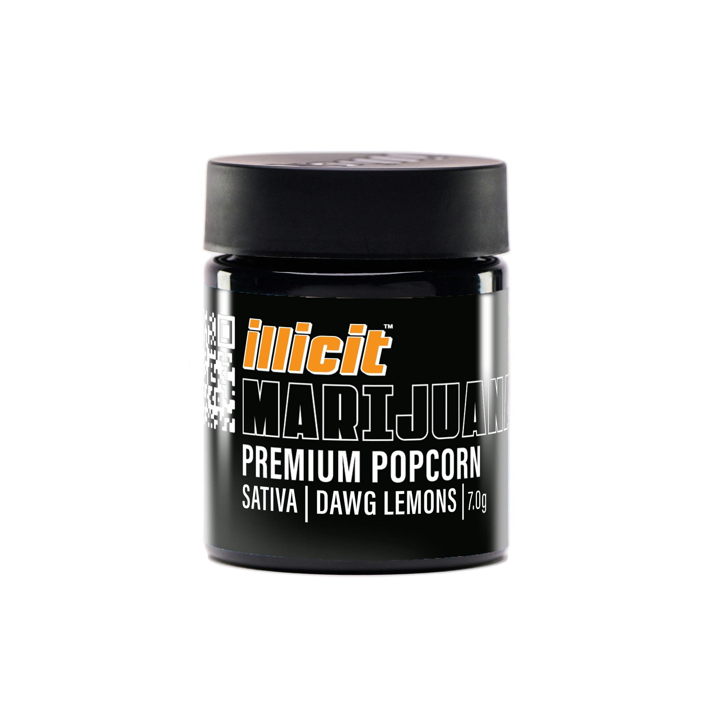 ILLICIT - Dawg Lemons 7g Premium Popcorn - 1