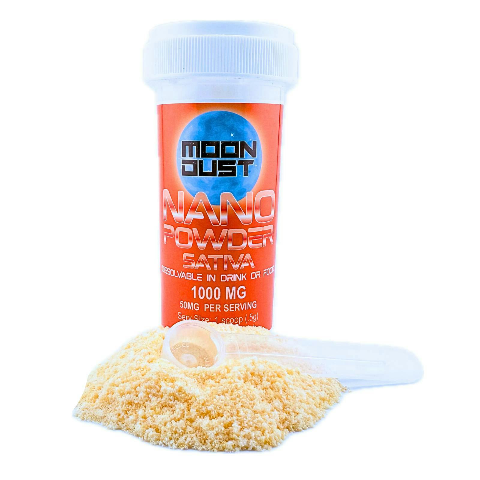 MOON DUST - Moon Dust | Sativa Nano Powder | Mix-ins | 1000mg | 1g - 1