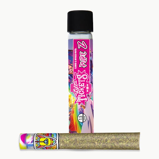 Lift Tickets - Infused Glass Tip Pre-Roll: Pure Z 1.5g Joint - 1