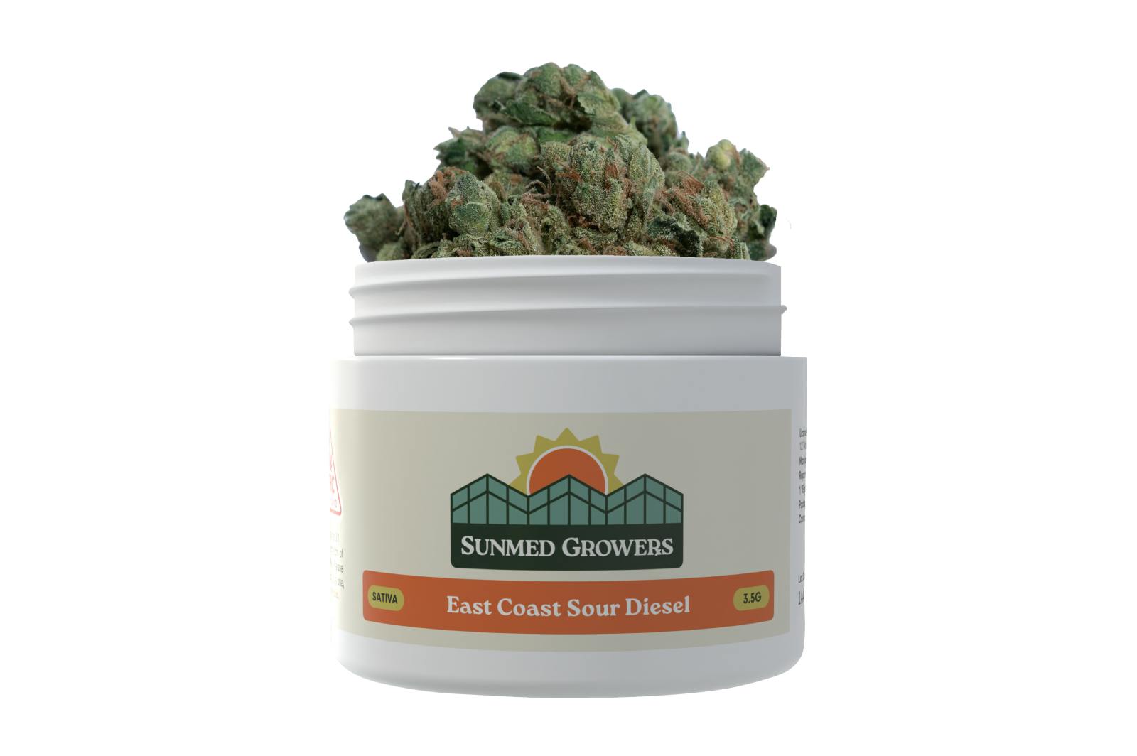SunMed Growers - East Coast Sour Diesel Flower (3.5g) - 1