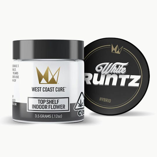 West Coast Cure - White Runtz 3.5G Top Shelf Indoor Flower - 1