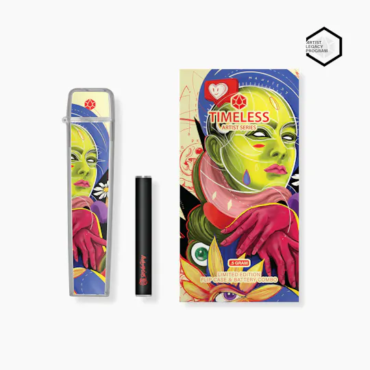 Timeless Vapes - Ashley Macias Flip Case & Battery Combo | Battery | 0.5g - 1