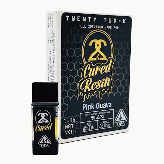 Twenty Two K / 22k - 22K - Cured Resin - Pink Guava - 1.0ml POD - 1