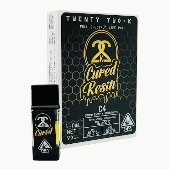 Twenty Two K / 22k - 22K - Cured Resin - C4 - 1.0ml POD - 1