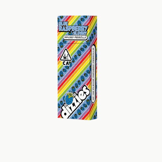 Dizzies - Dizzies Infused Pre-roll Blue Raspberry Slushy 4g - 1
