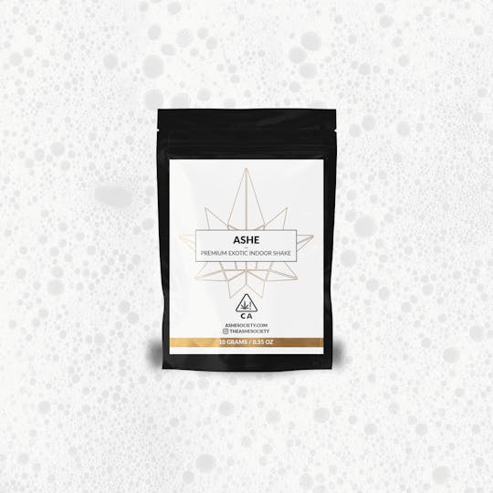 Genuine - ASHE - Premium Exotic Indoor Shake - Super Dank - 10g (Mylar) - 1