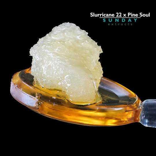 Sunday Extracts - 1g Concentrate Live Resin - Slurricane 22 x Pine Soul - 1