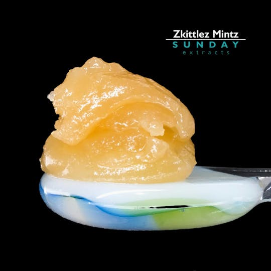 Sunday Extracts - 1g Concentrate Live Resin - Zkittlez Mints - 1