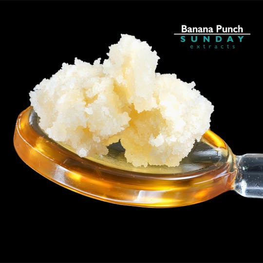 Sunday Extracts - 1g Concentrate Cured Resin - Banana Punch - 1