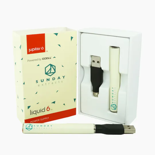 Sunday Extracts - 510 Battery Pack - Cream - 1