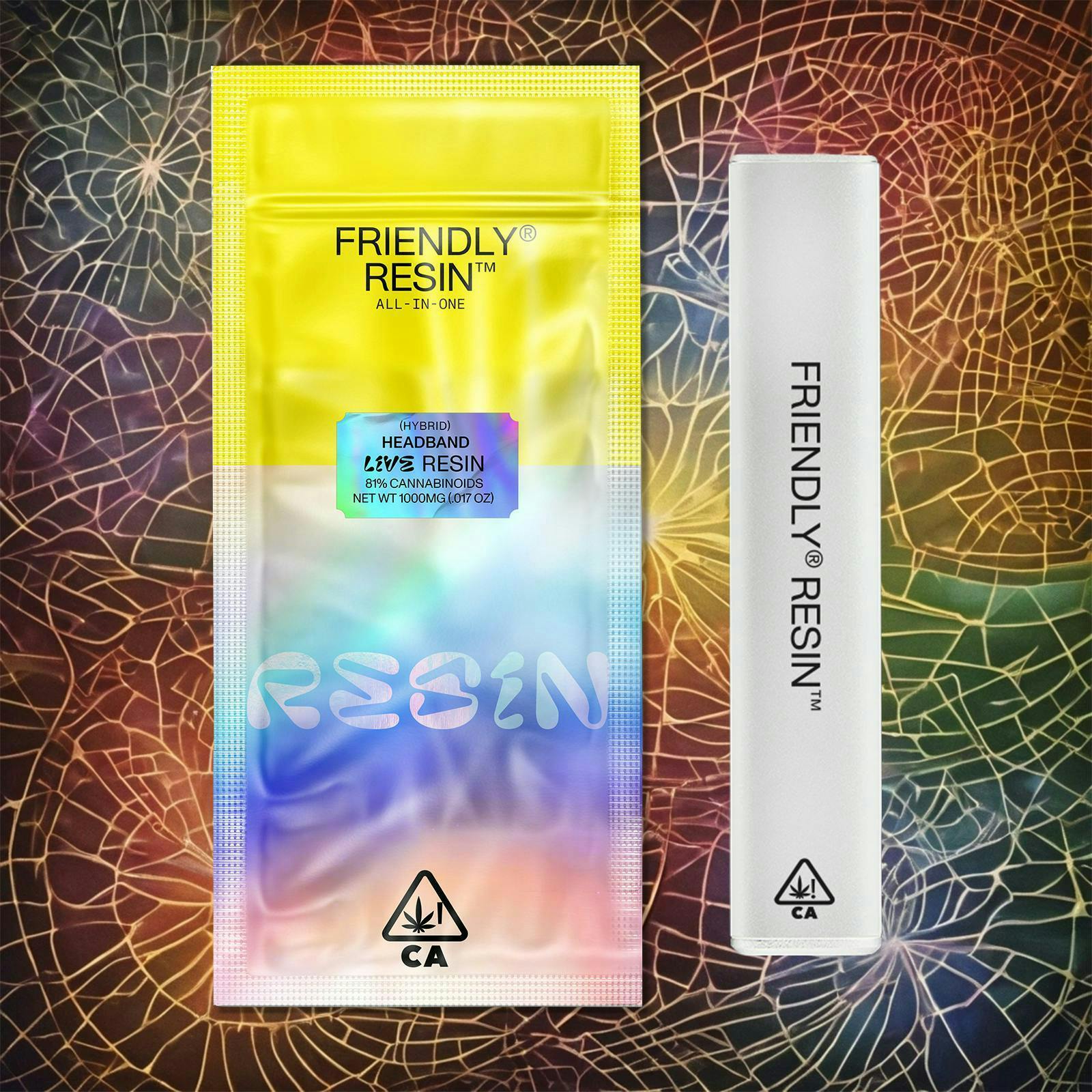 Friendly Brand - Friendly Brand | Headband | Live Resin AIO | 1g - 1