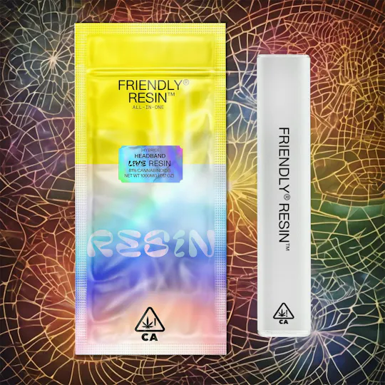 Friendly Brand - Friendly Brand | Headband | Live Resin AIO | 1g - 1