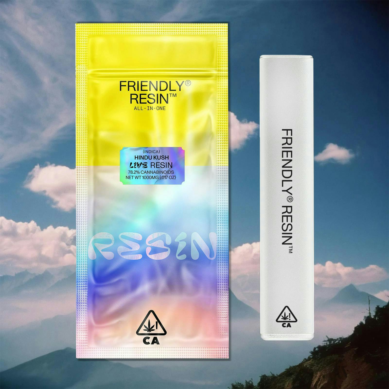 Friendly Brand - Friendly Brand | Hindu Kush | Live Resin AIO | 1g - 1
