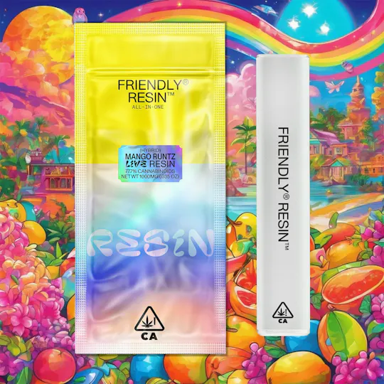 Friendly Brand - Friendly Brand | Mango Runtz | Live Resin AIO | 1g - 1