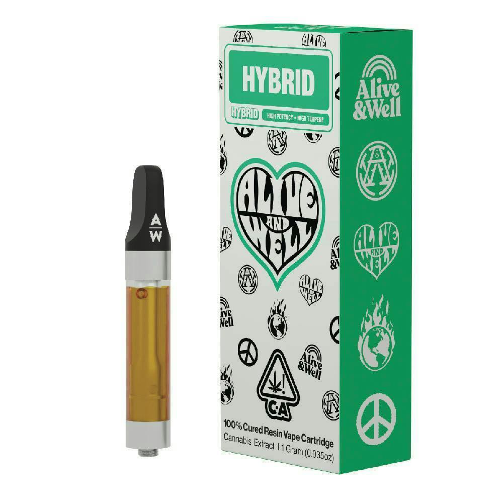 Alive & Well - Alive & Well | LA Kush Cake | Cartridge | 1g - 1